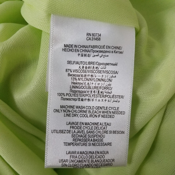 BCBGeneration Melon One Shoulder Dress 2 NWT - Picture 7 of 15